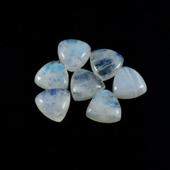 Rainbow Moonstone 10PC Tiny 3x3 MM Triangle Cabochon White Pure semi Precious Loose Gems