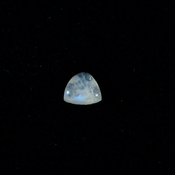 Rainbow Moonstone 10PC Tiny 5x5 MM Triangle Cabochon White Brilliant semi Precious Loose Gemstones