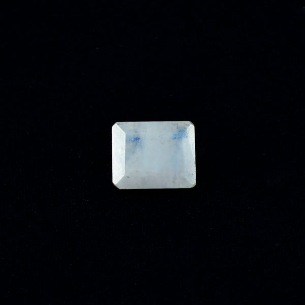 Rainbow Moonstone 1PC Chunky 12x16 MM Emerald Faceted White High Quality Semi Precious Loose Gems