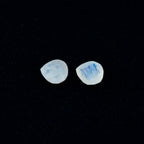 Rainbow Moonstone 1PC Large 12x12 MM Heart Faceted White High Quality Semi Precious Loose Gemstones
