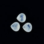Rainbow Moonstone 1PC Chunky 14x14 MM Heart Faceted White Genuine Semi Precious Loose Gems