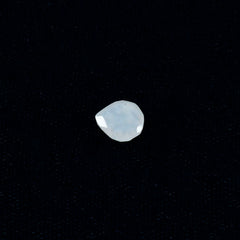 Rainbow Moonstone 10PC Tiny 5x5 MM Heart Faceted White Sparkling Semi Precious Gems