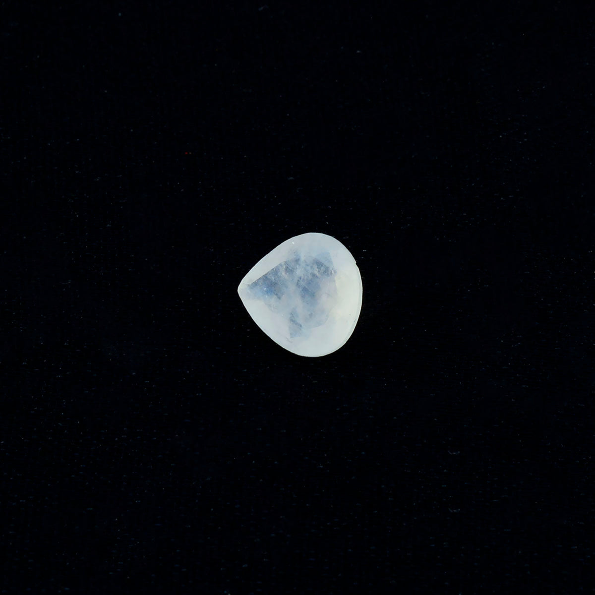 Rainbow Moonstone 1PC Small 7x7 MM Heart Faceted White Splendid Semi Precious Loose Gemstone