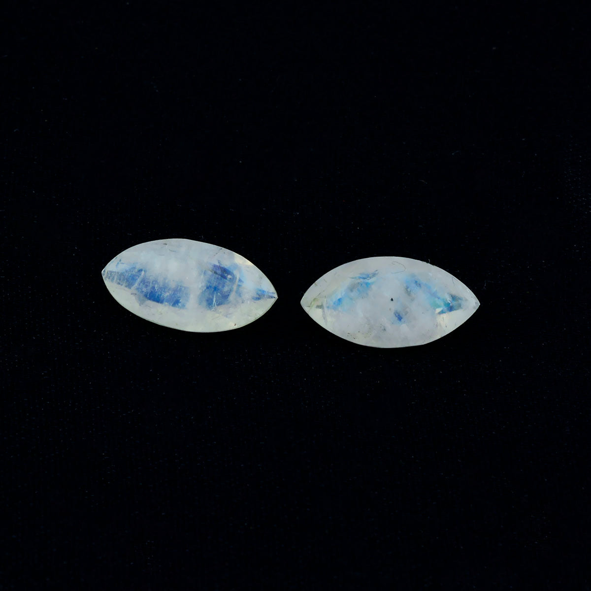 Rainbow Moonstone 1PC Chunky 10x20 MM Marquise Faceted White Shine Semi Precious Loose Gems