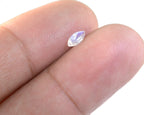 Rainbow Moonstone 10PC Tiny 2.5x5 MM Marquise Faceted White Fiery Semi Precious Loose Gemstone