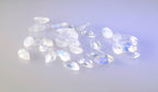 Rainbow Moonstone 10PC Tiny 2.5x5 MM Marquise Faceted White Fiery Semi Precious Loose Gemstone