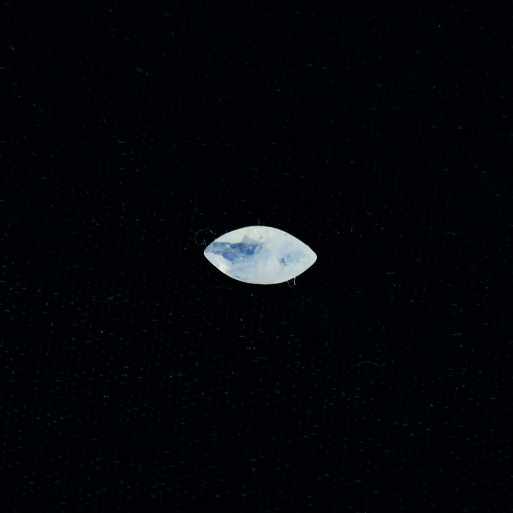 Rainbow Moonstone 1PC Tiny 3x6 MM Marquise Faceted White Brilliant Semi Precious Loose Gemstones