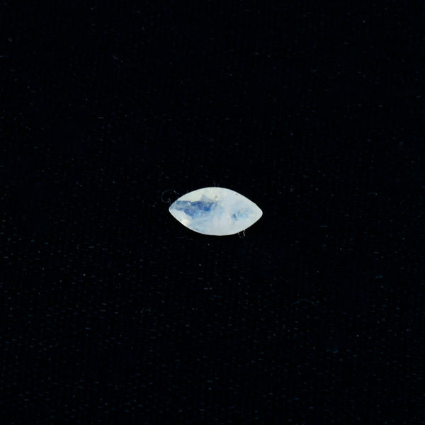 Rainbow Moonstone 1PC Tiny 3x6 MM Marquise Faceted White Brilliant Semi Precious Loose Gemstones
