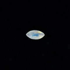 Rainbow Moonstone 1PC Small 5x10 MM Marquise Faceted White Polished Semi Precious Loose Gems