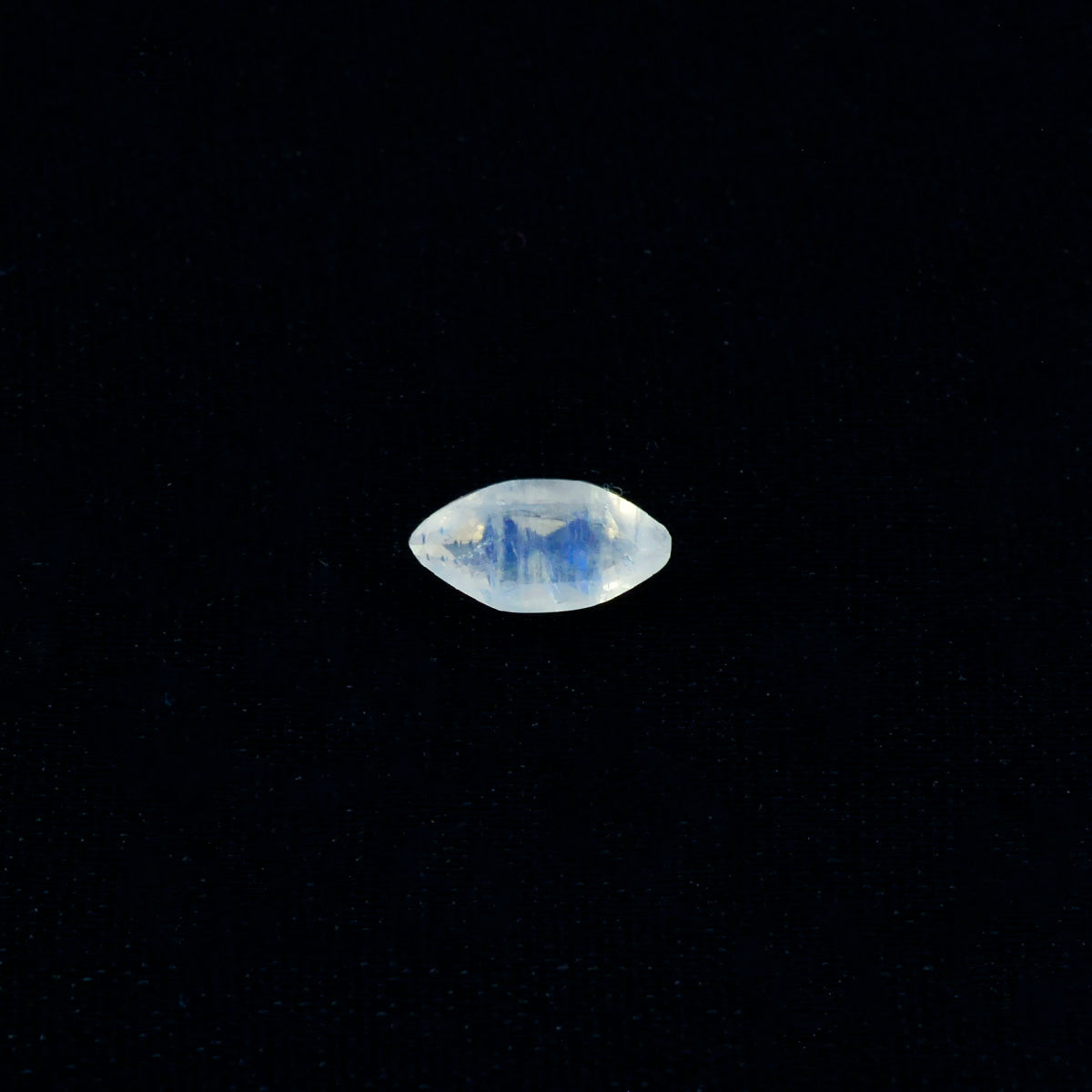 Rainbow Moonstone 1PC Small 6x12 MM Marquise Faceted White Splendid Semi Precious Loose Gemstone