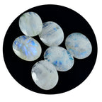 Rainbow Moonstone 1PC Chunky 12x16 MM Oval Faceted White Genuine Semi Precious Loose Gems