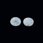 Rainbow Moonstone 1PC Large 10x12 MM Oval Faceted White High Quality Semi Precious Loose Gemstones