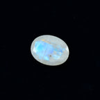 Rainbow Moonstone 1PC Chunky 15x20 MM Oval Faceted White Pure Semi Precious Loose Gemstones
