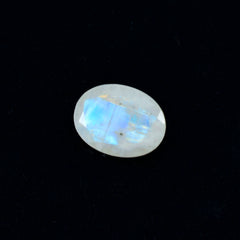 Rainbow Moonstone 1PC Chunky 15x20 MM Oval Faceted White Pure Semi Precious Loose Gemstones