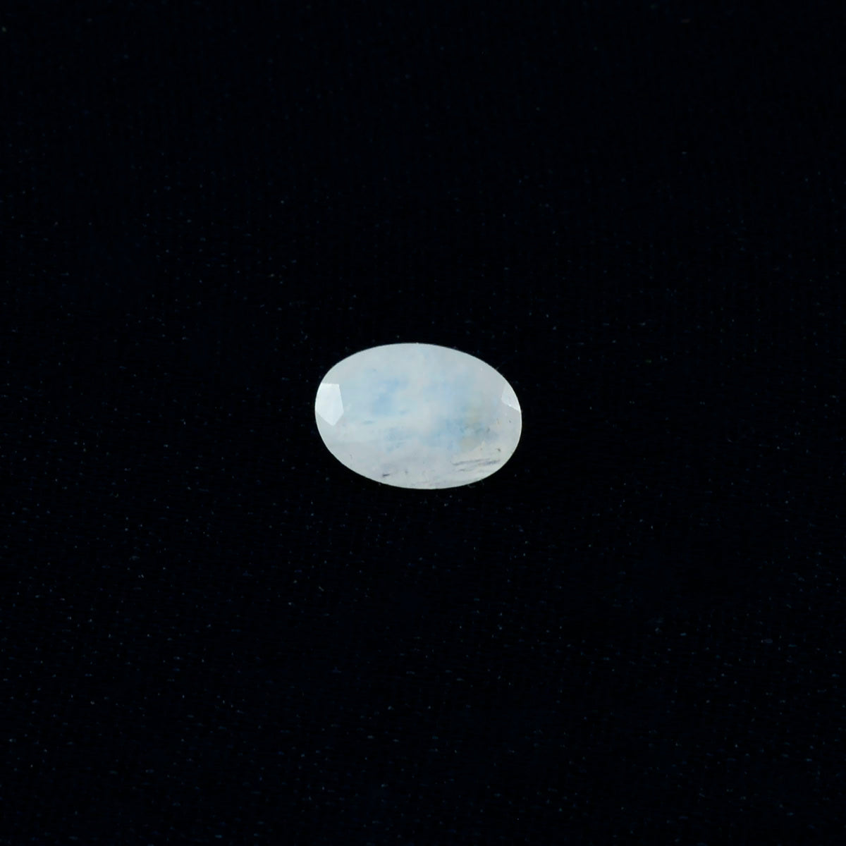Rainbow Moonstone 1PC Tiny 5x7 MM Oval Faceted White Brilliant Semi Precious Loose Gemstones Hoofdafbeelding