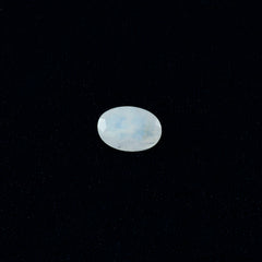 Rainbow Moonstone 1PC Tiny 5x7 MM Oval Faceted White Brilliant Semi Precious Loose Gemstones
