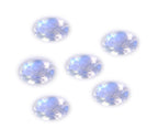 Rainbow Moonstone 1PC Small 7x9 MM Oval Faceted White Splendid Semi Precious Loose Gemstone