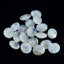 Rainbow Moonstone 1PC Medium 8x10 MM Oval Faceted White Lustrous Semi Precious Gems