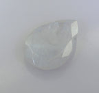 Rainbow Moonstone 1PC Chunky 13x18 MM Pear Faceted White Fine Semi Precious Gems
