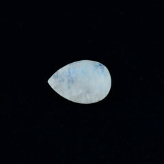 Rainbow Moonstone 1PC Chunky 15x20 MM Pear Faceted White High Quality Semi Precious Loose Gems