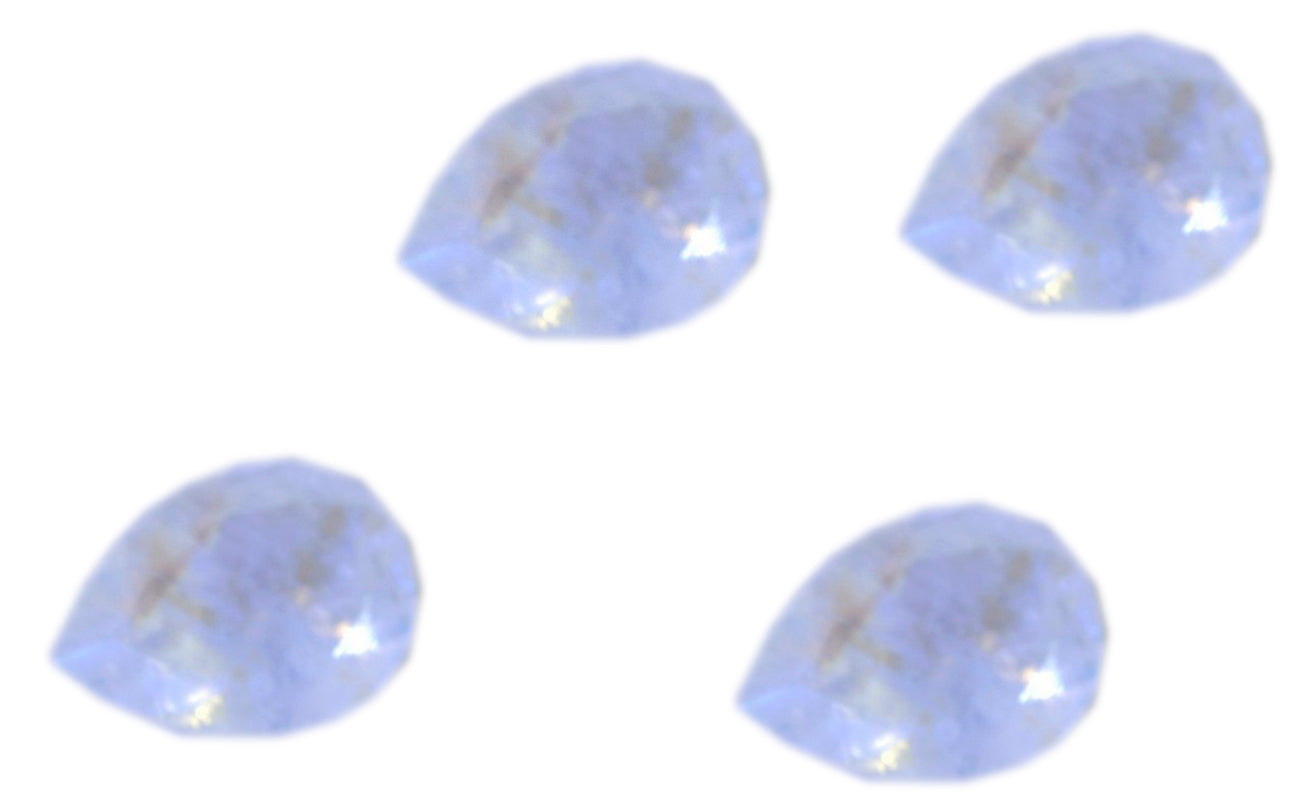 Rainbow Moonstone 1PC Medium 7x10 MM Pear Faceted White Brilliant Semi Precious Loose Gems