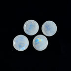 Rainbow Moonstone 1PC Large 12x12 MM Round Faceted White High Quality Semi Precious Loose Gemstones