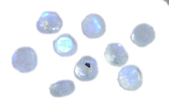 Rainbow Moonstone 1PC Large 10x10 MM Round Faceted White Shine Semi Precious Loose Gems