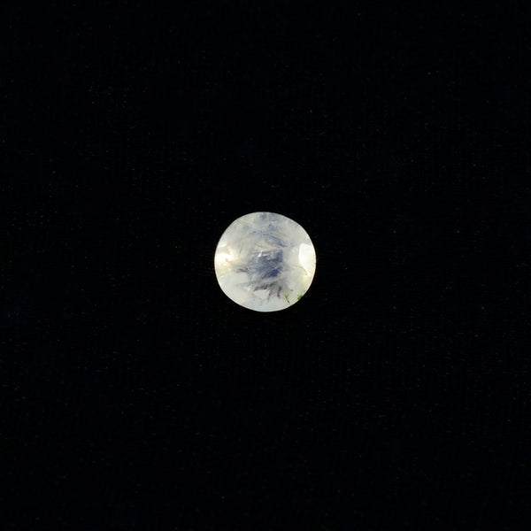 Rainbow Moonstone 1PC Large 11x11 MM Round Faceted White Fine Semi Precious Loose Gemstone