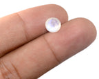 Rainbow Moonstone 1PC Large 11x11 MM Round Faceted White Fine Semi Precious Loose Gemstone