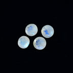 Rainbow Moonstone 1PC Chunky 15x15 MM Round Faceted White Superior Semi Precious Loose Gemstone