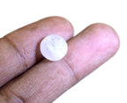 Rainbow Moonstone 1PC Chunky 16x16 MM Round Faceted White Pure Semi Precious Loose Gemstones