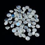 Rainbow Moonstone 1PC Small 8x8 MM Round Faceted White Luster Semi Precious Loose Gemstones