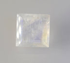 Rainbow Moonstone 1PC Large 12x12 MM Square Faceted White High Quality Semi Precious Loose Gemstones
