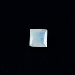 Rainbow Moonstone 1PC Chunky 16x16 MM Square Faceted White Pure Semi Precious Loose Gemstones
