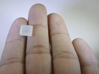 Rainbow Moonstone 10PC Tiny 3x3 MM Square Faceted White Fiery Semi Precious Loose Gemstone