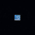Rainbow Moonstone 1PC Tiny 5x5 MM Square Faceted White Sparkling Semi Precious Gems