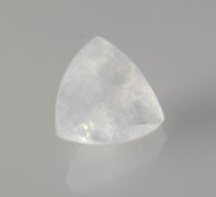 Rainbow Moonstone 1PC Large 11x11 MM Triangle Faceted White Fine Semi Precious Loose Gemstone
