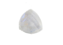 Rainbow Moonstone 1PC Chunky 13x13 MM Triangle Faceted White Natural Semi Precious Gems