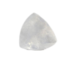 Rainbow Moonstone 1PC Chunky 14x14 MM Triangle Faceted White Genuine Semi Precious Loose Gems