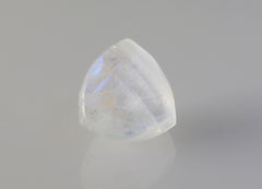 Rainbow Moonstone 1PC Small 7x7 MM Triangle Faceted White Splendid Semi Precious Loose Gemstone
