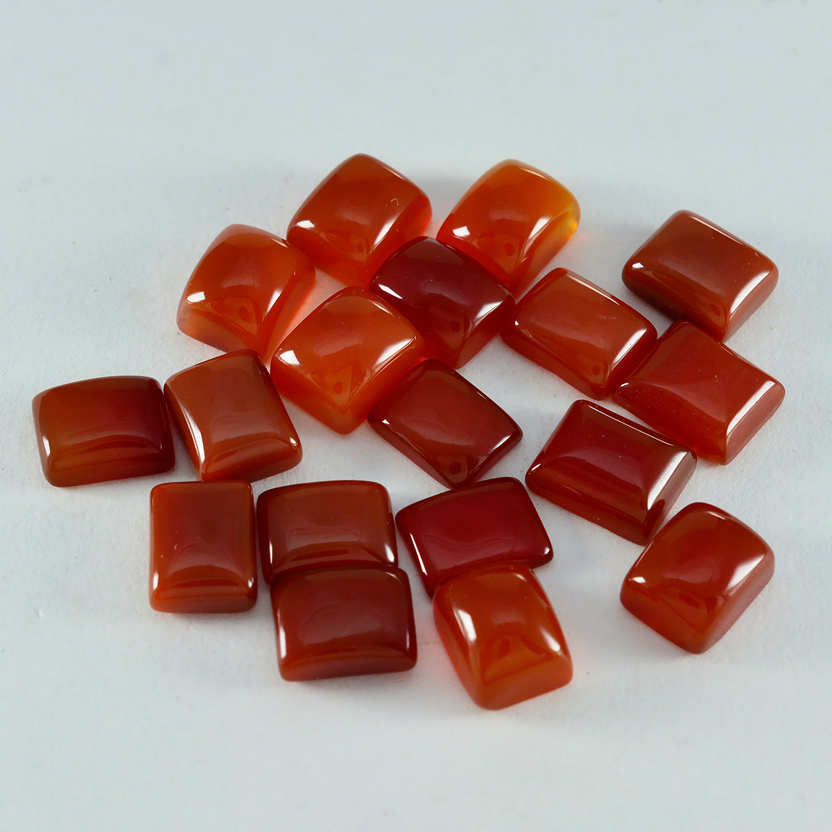 Red Onyx 1PC Large 10x12 MM Emerald Cabochon Red Superior semi Precious Gems