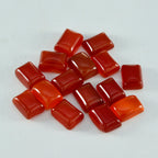 Red Onyx 1PC Tiny 5x7 MM Emerald Cabochon Red Splendid semi Precious Semi Precious Gemstone