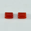 Red Onyx 1PC Medium 8x10 MM Emerald Cabochon Red High Quality semi Precious Loose Gemstones