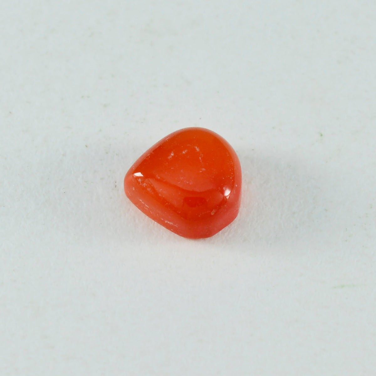Red Onyx 1PC Small 7x7 MM Heart Cabochon Red Sparkling semi Precious Semi Precious Gemstone Main image