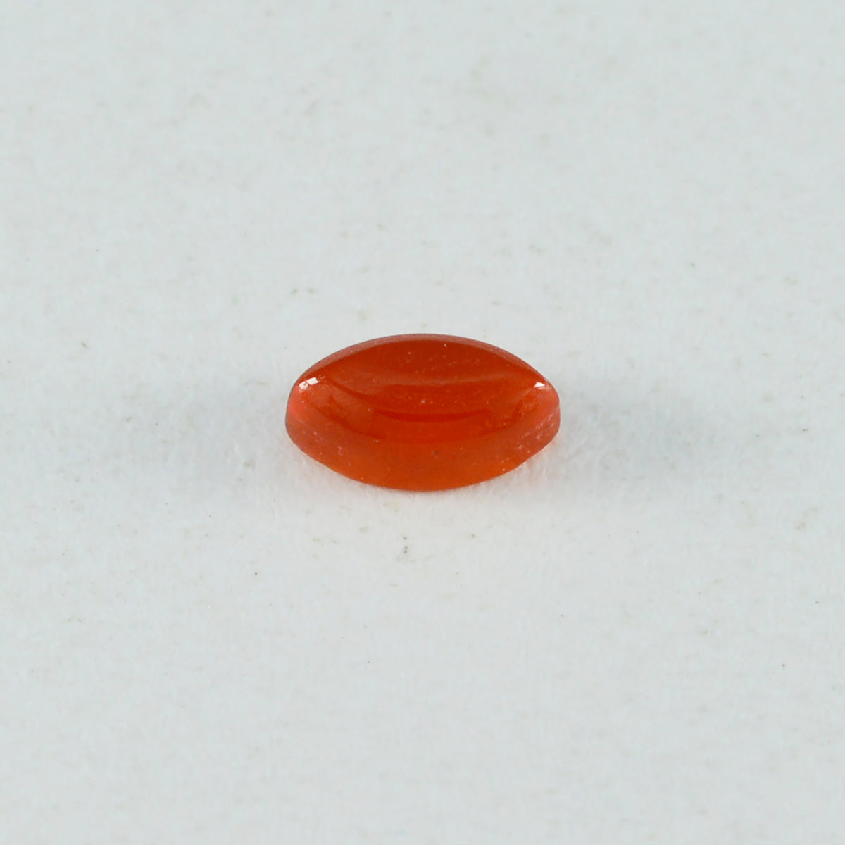 Roter Onyx, 1 Stück, mittelgroß, 7 x 14 mm, Marquise-Cabochon, roter Glanz, Halbedelstein