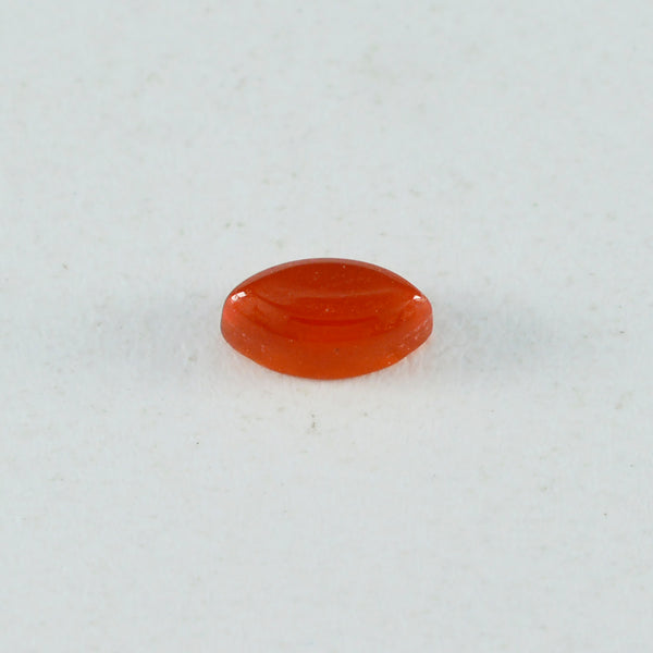 Red Onyx 1PC Medium 7x14 MM Marquise  Cabochon Red Shine semi Precious Precious Gemstone