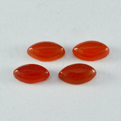 Red Onyx 1PC Large 8x16 MM Marquise  Cabochon Red Fine semi Precious Gems
