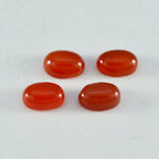 Red Onyx 1PC Small 7x9 MM Oval Cabochon Red Superior semi Precious Semi Precious Gemstone