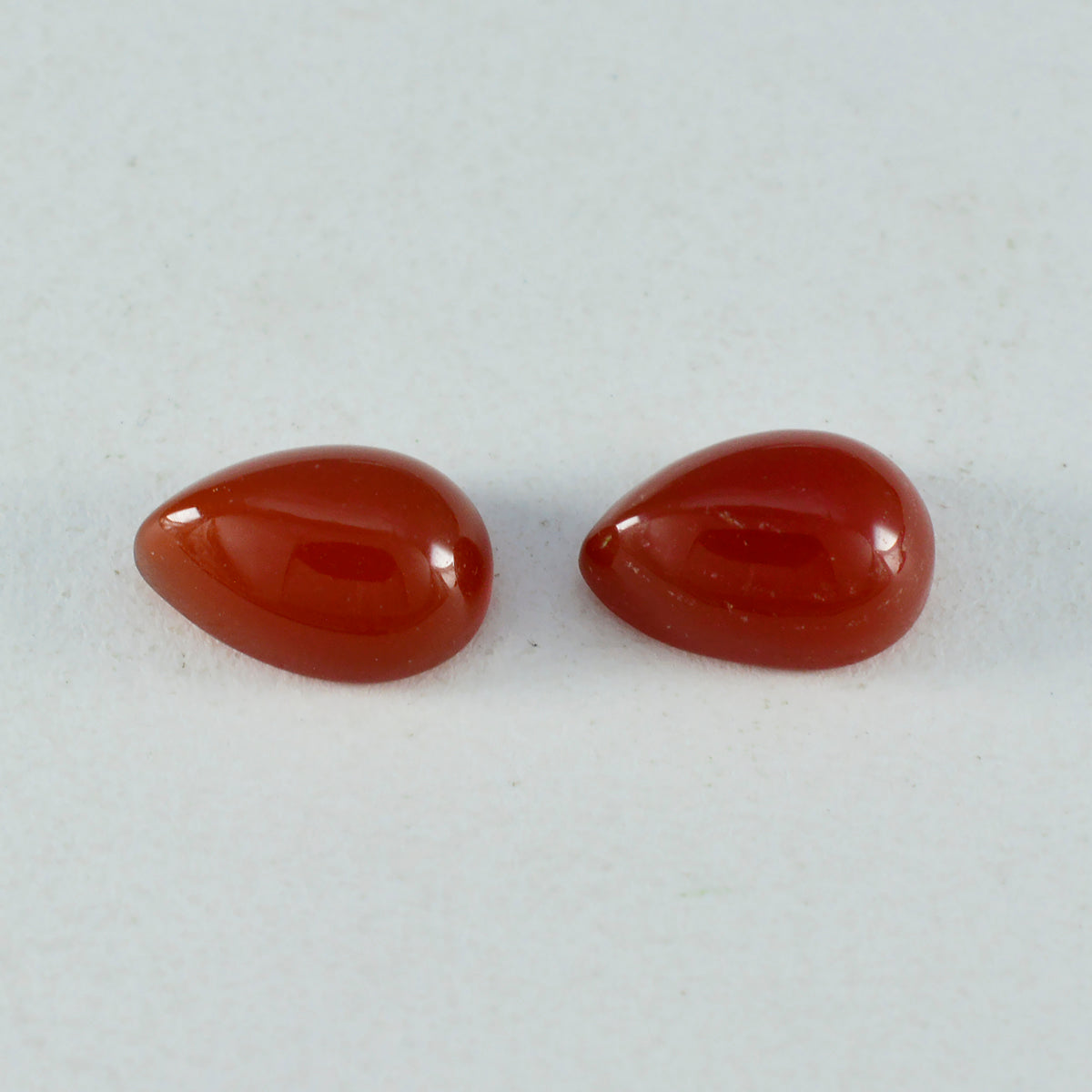 Red Onyx 1PC Large 10x12 MM Pear Cabochon Red Fine semi Precious Loose Gemstone