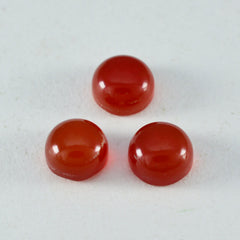 Red Onyx 1PC Large 11x11 MM Round Cabochon Red Luster semi Precious Loose Gems